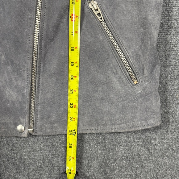 Blank NYC Suede Leather Moto Jacket Brown Asymmetrical Moto Women's Size XXL - Picture 8 of 10